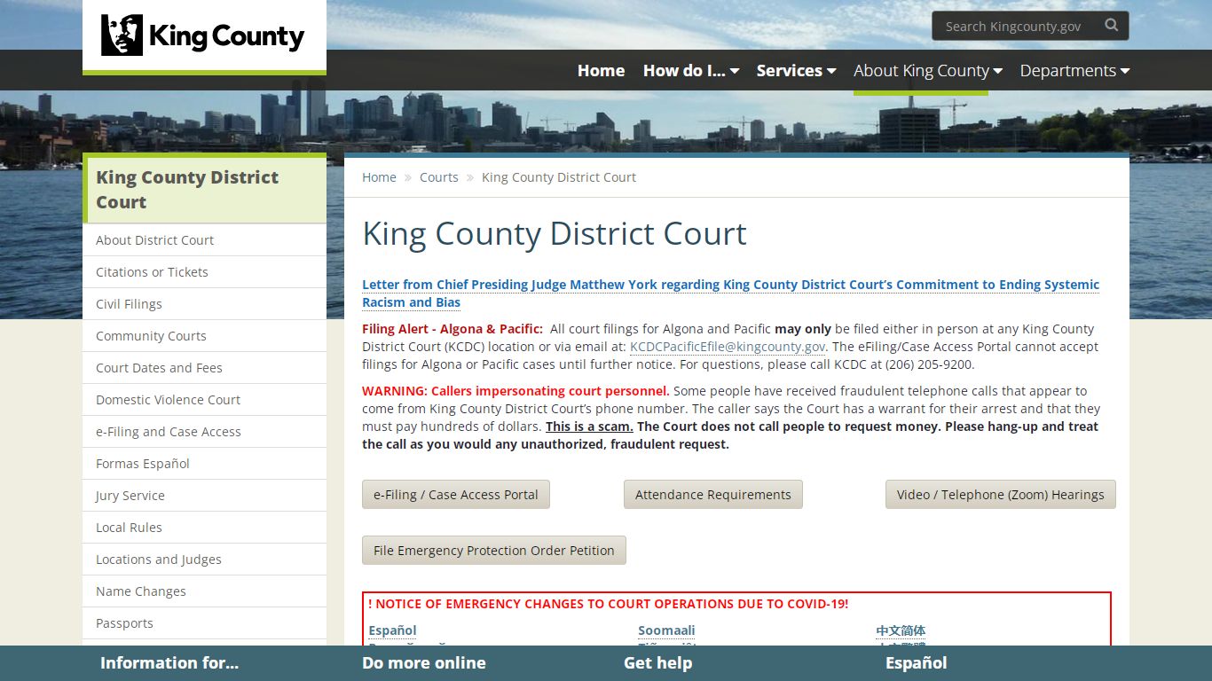 King County District Court - King County